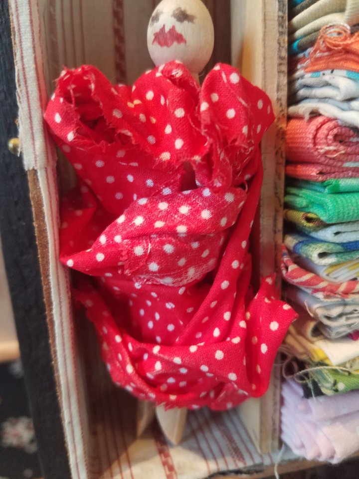 Mixed media piece by Hannie